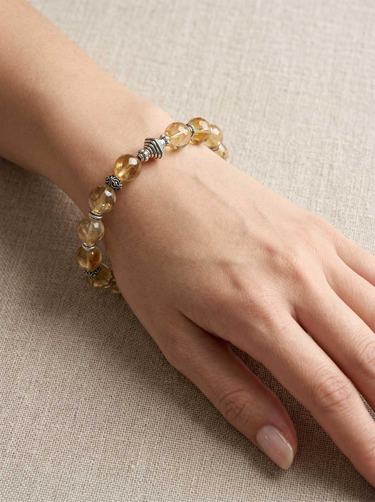 Citrine Loop Vajra Wealth Bracelet