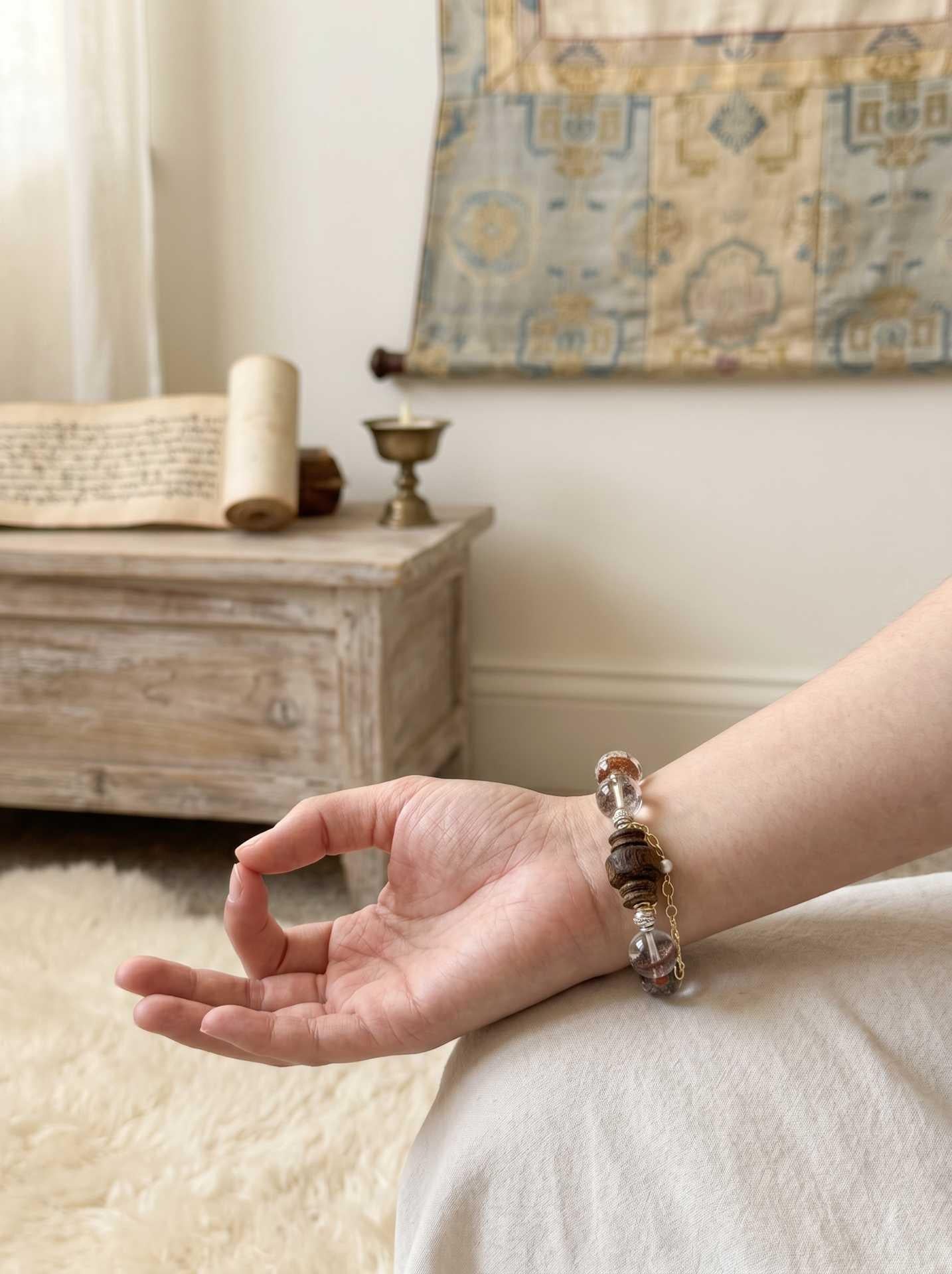 Nature Wealth × Healing Bracelet：Himalayan Agarwood Phantom Bracelet
