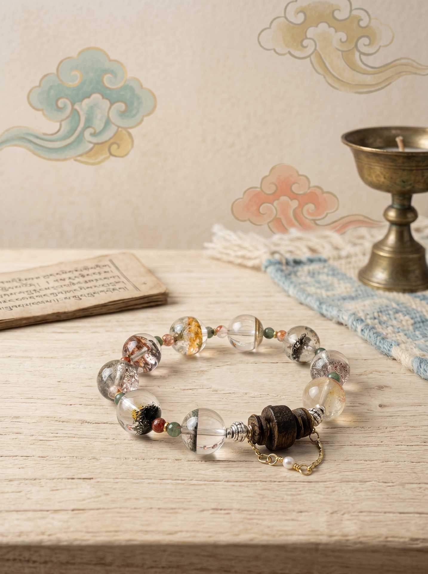 Nature Wealth × Healing Bracelet：Himalayan Agarwood Phantom Bracelet