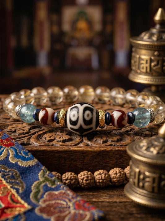 Barrier-Free Six-eye Dzi Bracelet