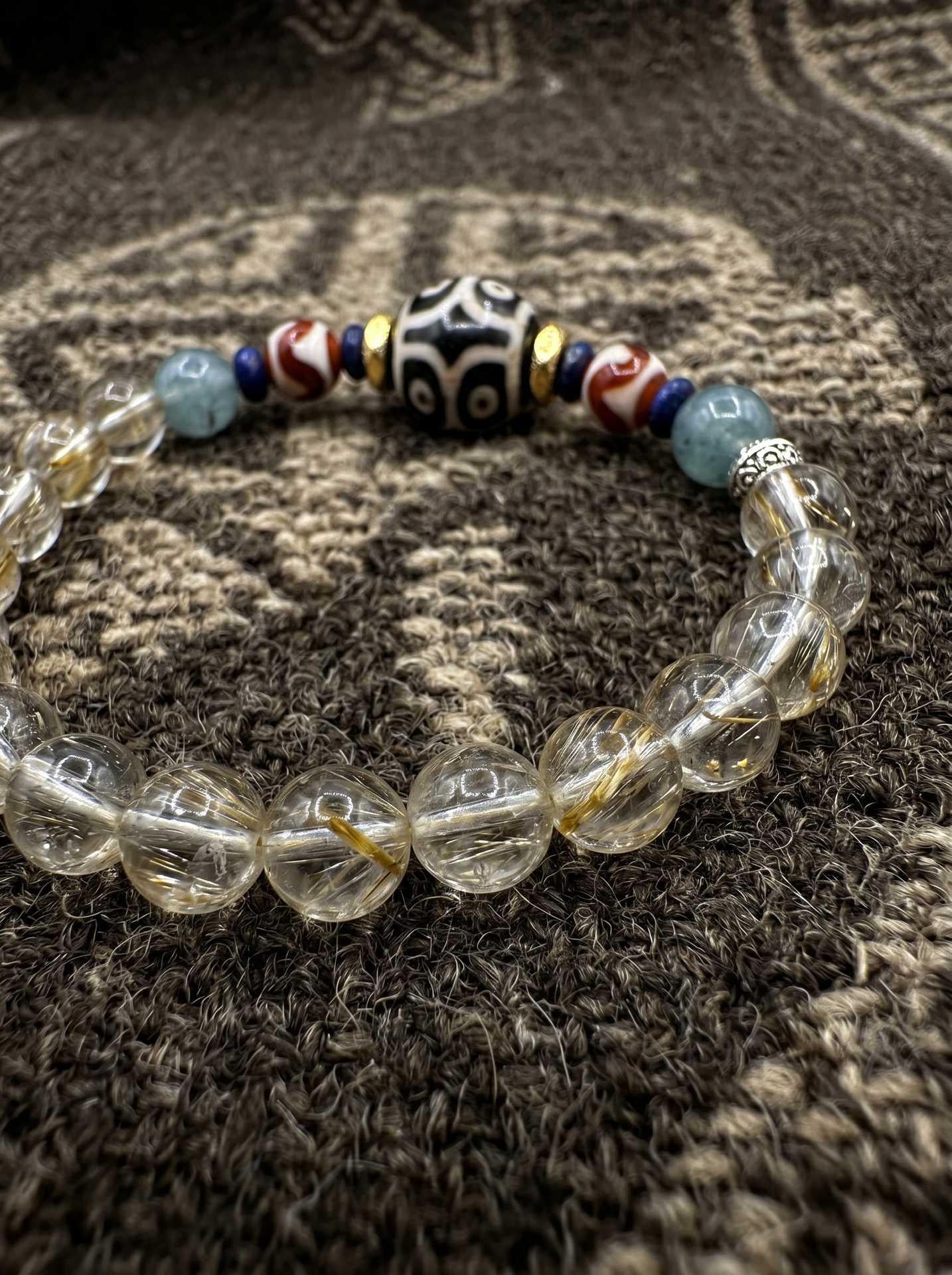 Barrier-Free Six-eye Dzi Bracelet