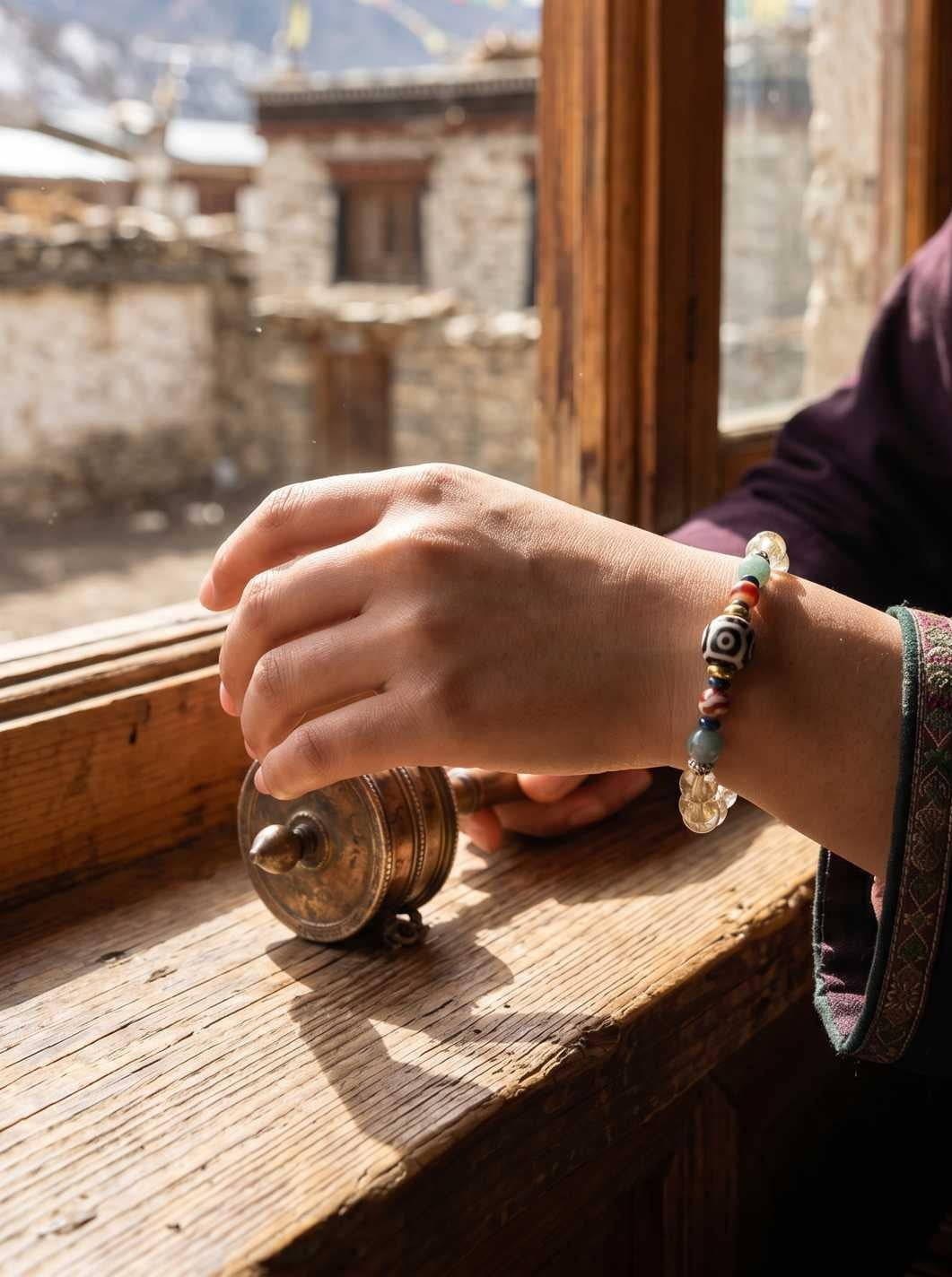 Barrier-Free Six-eye Dzi Bracelet